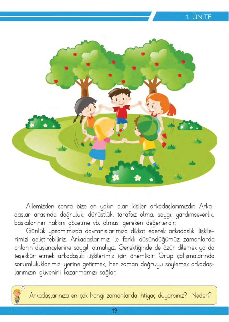 3. Sınıf Hayat Bilgisi Ders Kitabı Cevapları Meb Yayınları 2 Sayfa 19