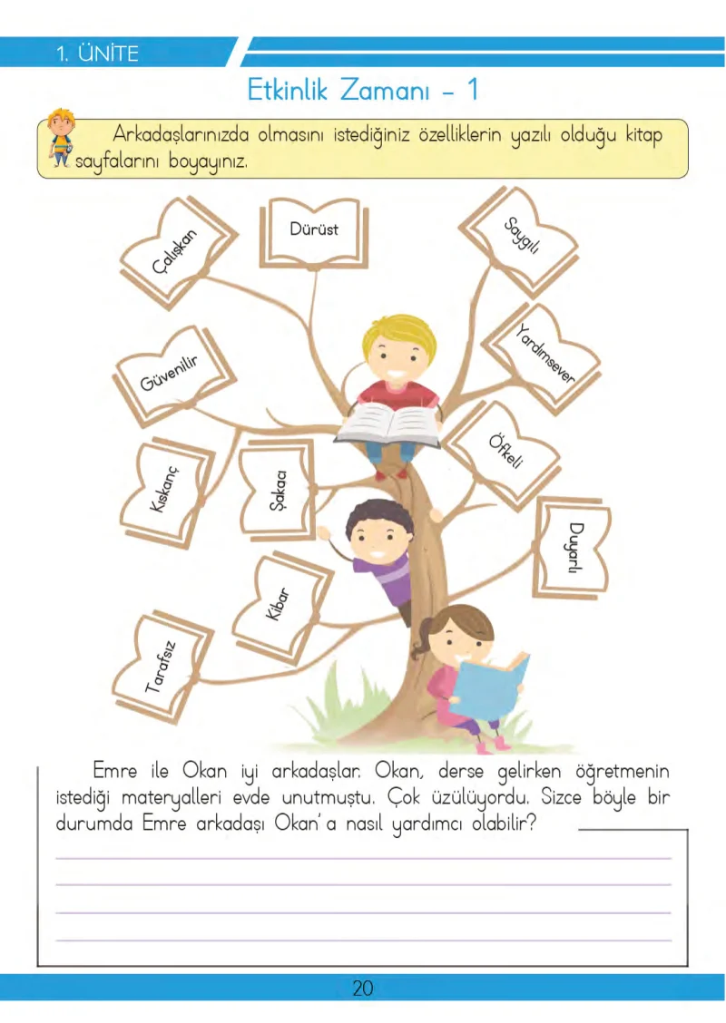 3. Sınıf Hayat Bilgisi Ders Kitabı Cevapları Meb Yayınları 2 Sayfa 20