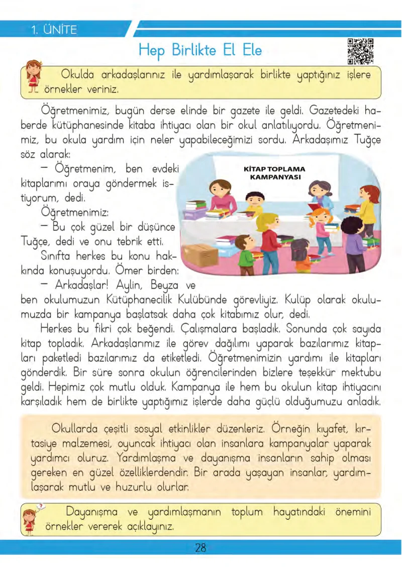 3. Sınıf Hayat Bilgisi Ders Kitabı Cevapları Meb Yayınları 2 Sayfa 28