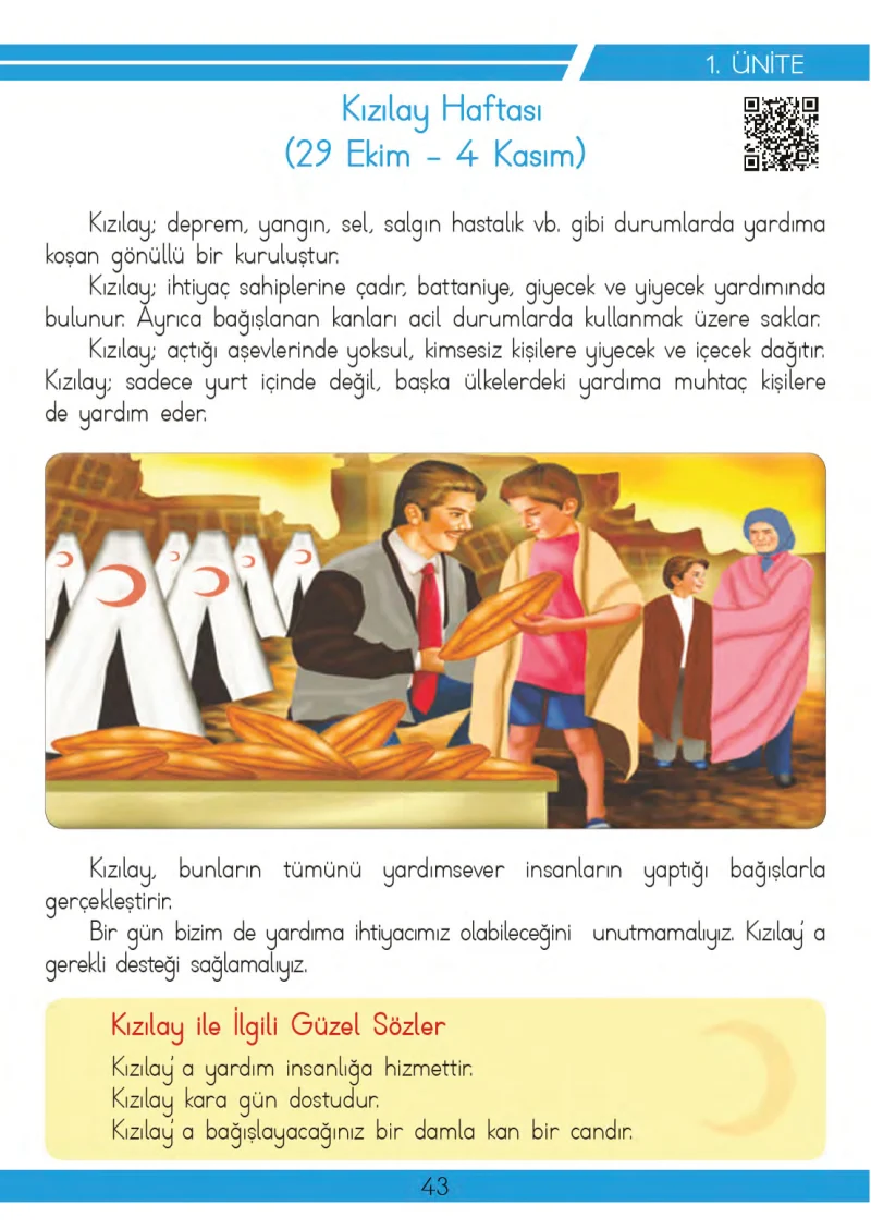 3. Sınıf Hayat Bilgisi Ders Kitabı Cevapları Meb Yayınları 2 Sayfa 43