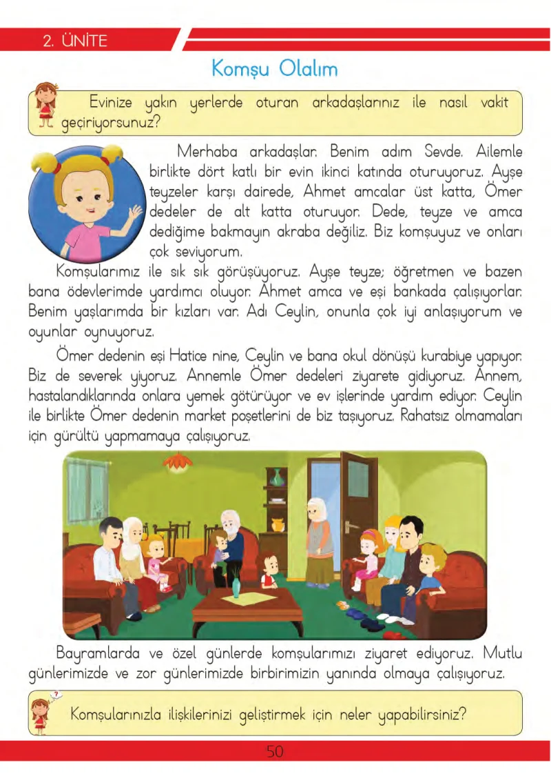 3. Sınıf Hayat Bilgisi Ders Kitabı Cevapları Meb Yayınları 2 Sayfa 50
