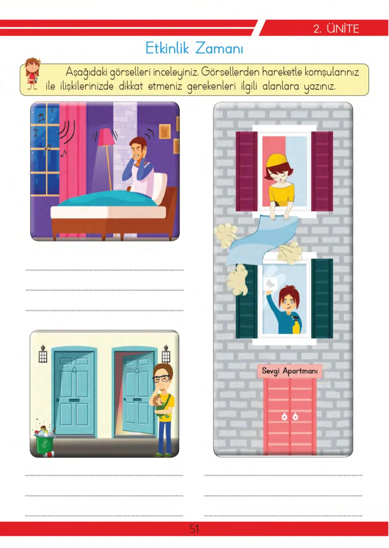3. Sınıf Hayat Bilgisi Ders Kitabı Cevapları Meb Yayınları 2 Sayfa 51
