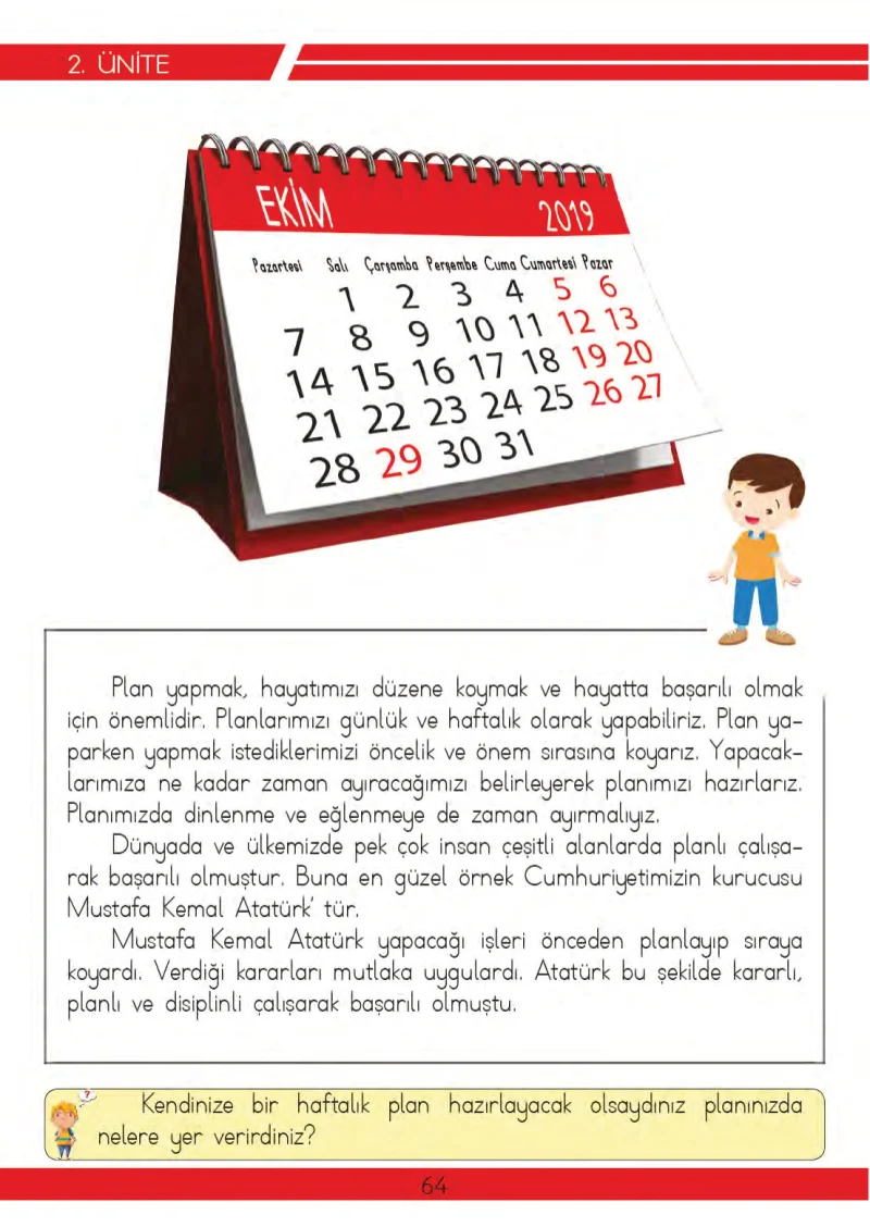 3. Sınıf Hayat Bilgisi Ders Kitabı Cevapları Meb Yayınları 2 Sayfa 64