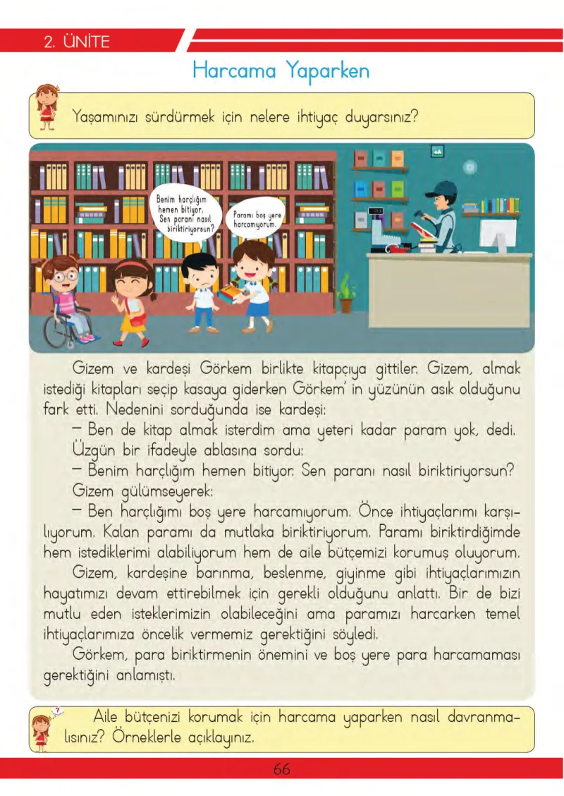 3. Sınıf Hayat Bilgisi Ders Kitabı Cevapları Meb Yayınları 2 Sayfa 66