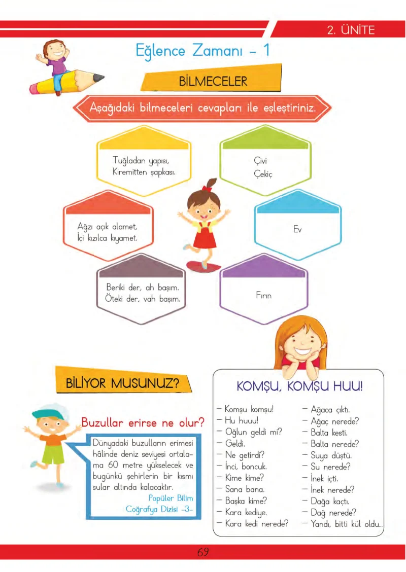 3. Sınıf Hayat Bilgisi Ders Kitabı Cevapları Meb Yayınları 2 Sayfa 69