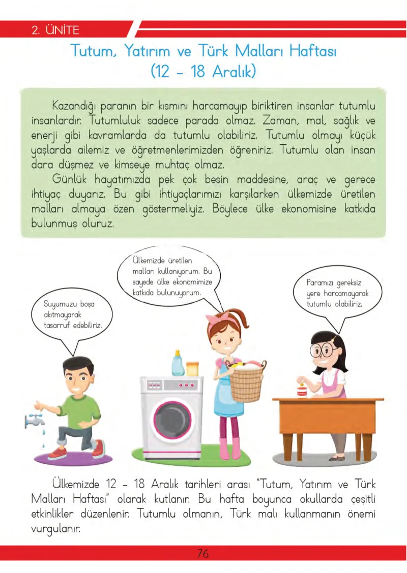 3. Sınıf Hayat Bilgisi Ders Kitabı Cevapları Meb Yayınları 2 Sayfa 76