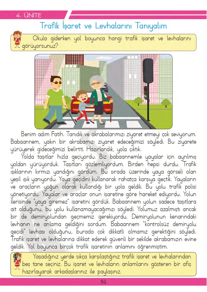 3. Sınıf Hayat Bilgisi Ders Kitabı Cevapları Meb Yayınları 2 Sayfa 94