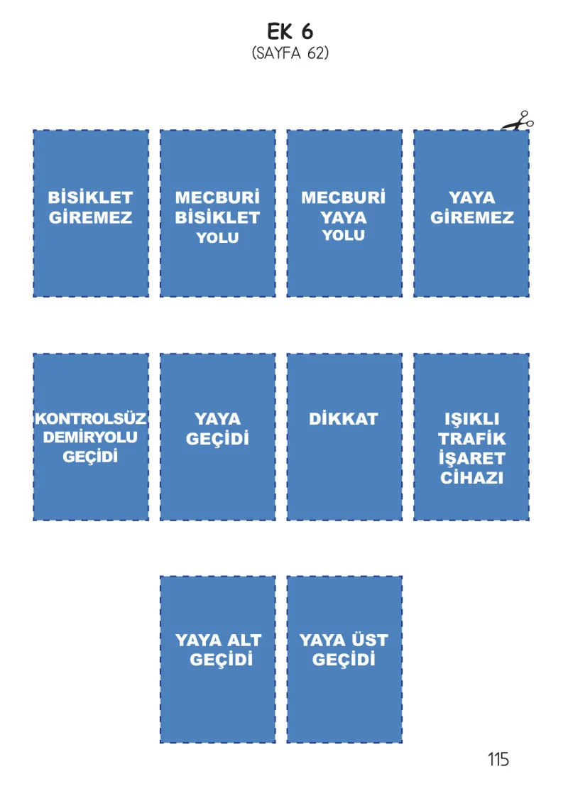3. Sınıf Hayat Bilgisi Ders Kitabı Cevapları Meb Yayınları Çalışma Kitabı 1. Kitap Sayfa 115
