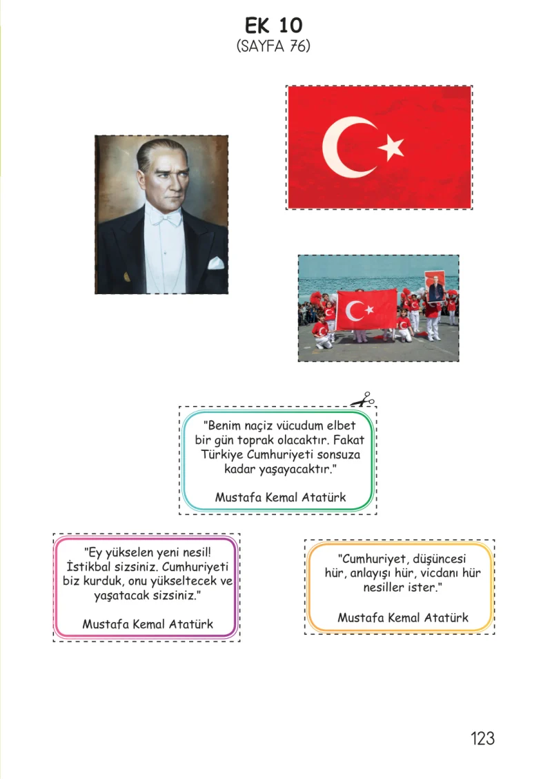 3. Sınıf Hayat Bilgisi Ders Kitabı Cevapları Meb Yayınları Çalışma Kitabı 1. Kitap Sayfa 123