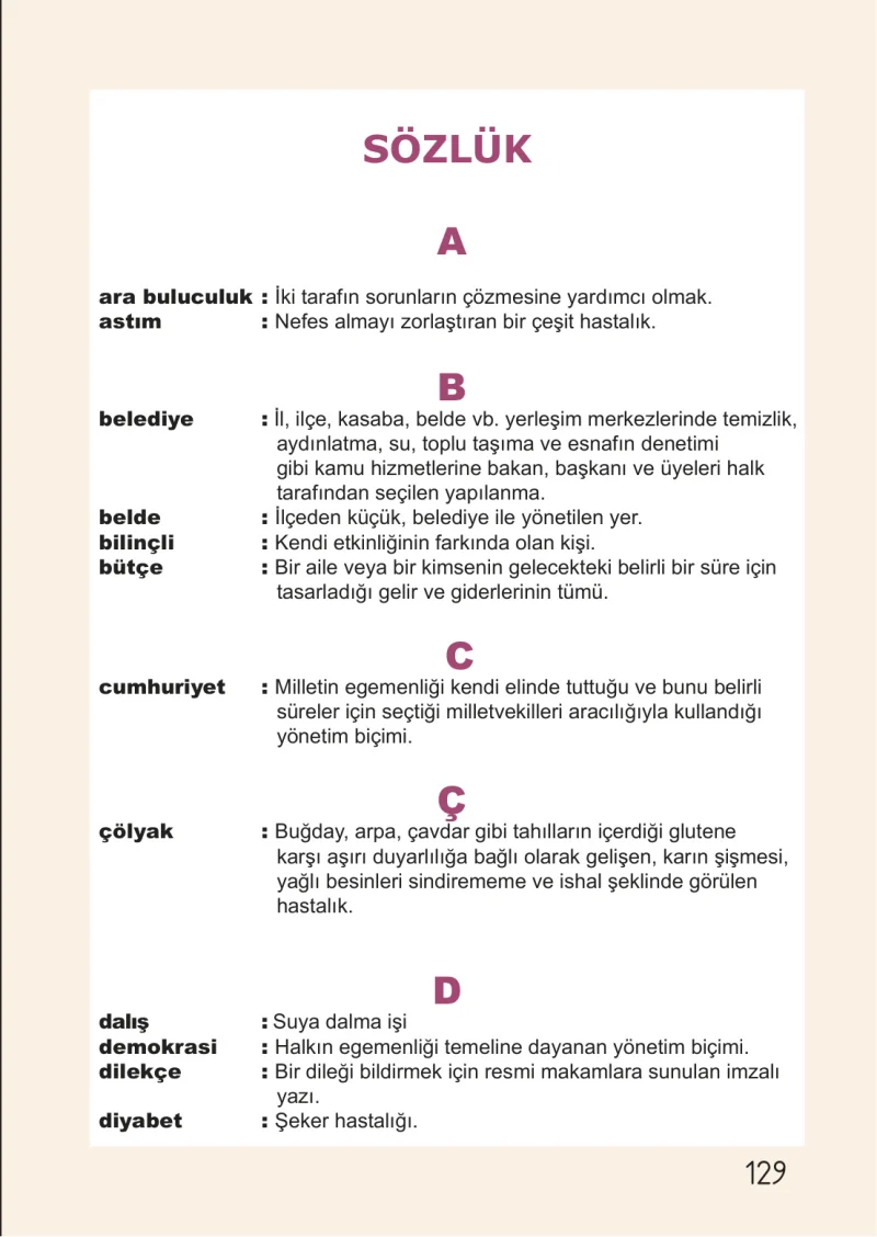 3. Sınıf Hayat Bilgisi Ders Kitabı Cevapları Meb Yayınları Çalışma Kitabı 1. Kitap Sayfa 129