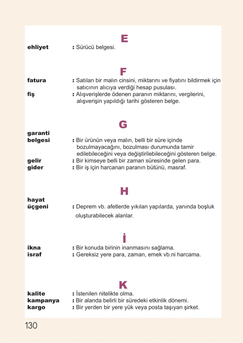 3. Sınıf Hayat Bilgisi Ders Kitabı Cevapları Meb Yayınları Çalışma Kitabı 1. Kitap Sayfa 130