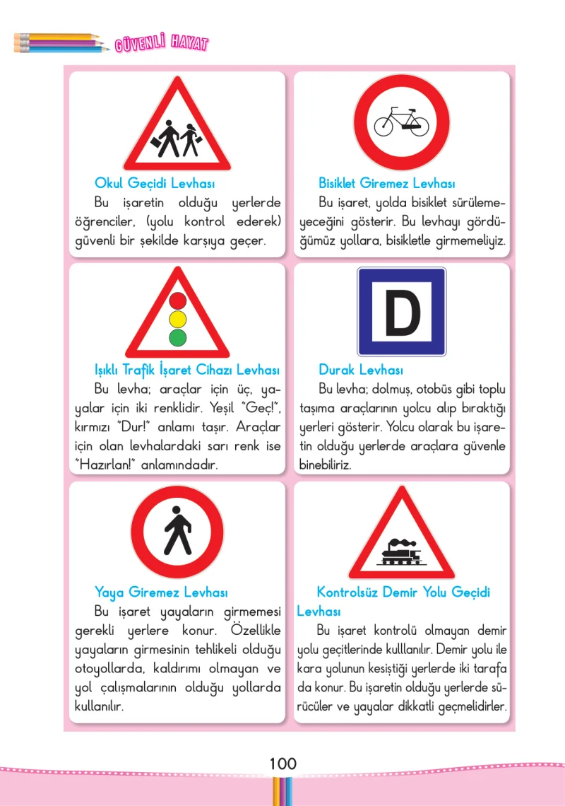 3. Sınıf Hayat Bilgisi Ders Kitabı Cevapları Pasifik Yayınları Sayfa 100