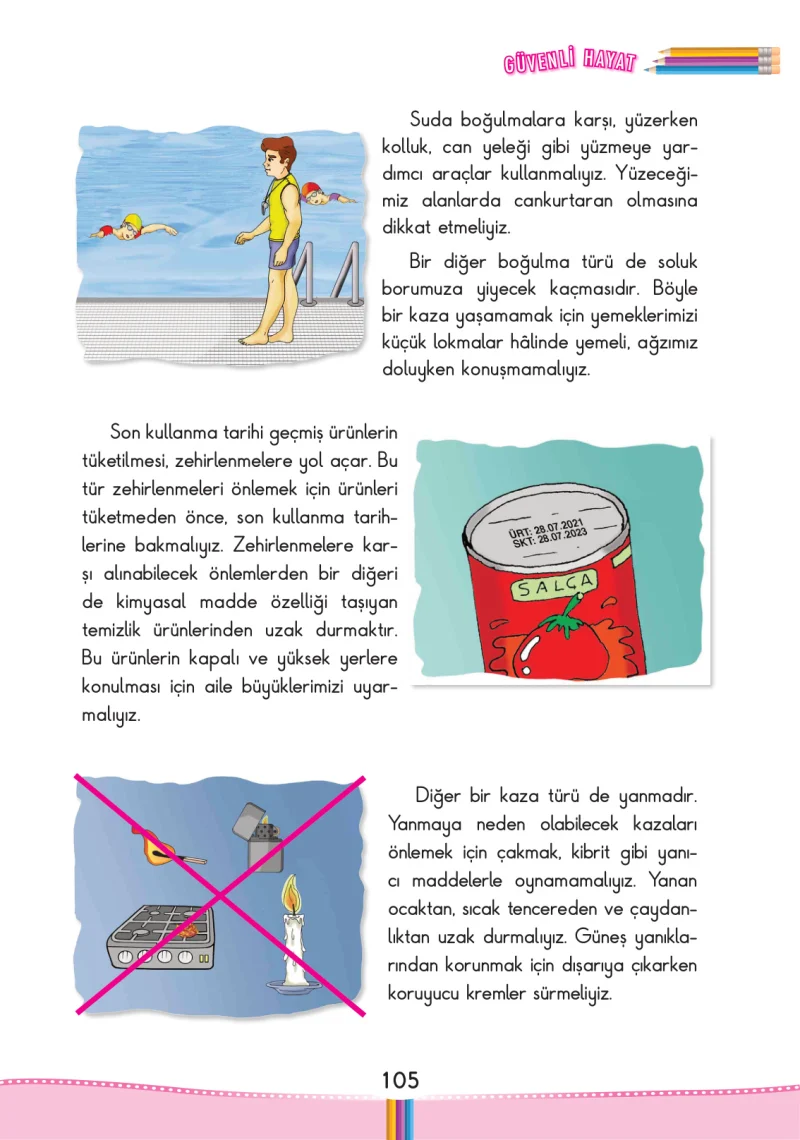 3. Sınıf Hayat Bilgisi Ders Kitabı Cevapları Pasifik Yayınları Sayfa 105