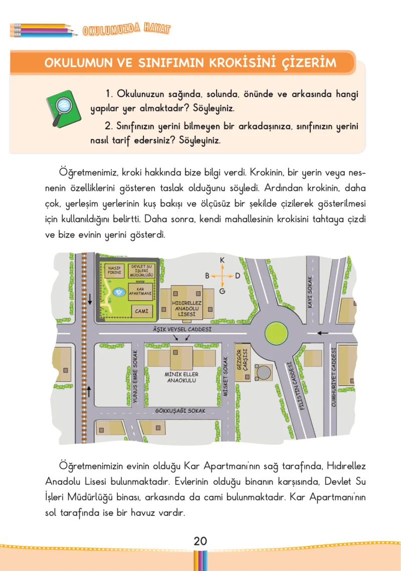 3. Sınıf Hayat Bilgisi Ders Kitabı Cevapları Pasifik Yayınları Sayfa 20