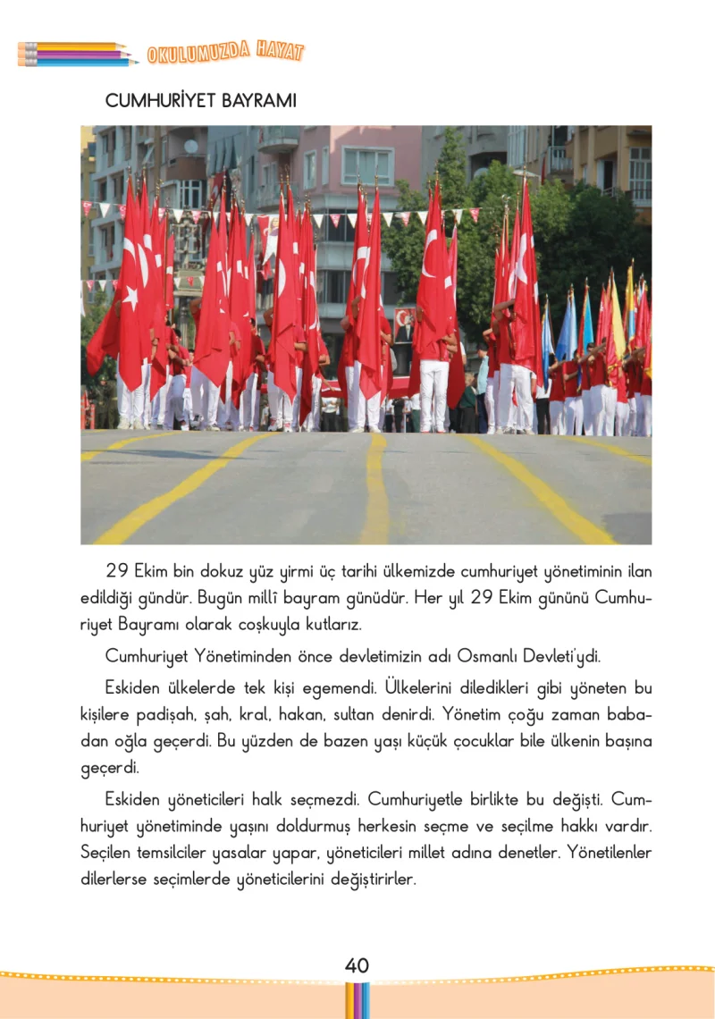 3. Sınıf Hayat Bilgisi Ders Kitabı Cevapları Pasifik Yayınları Sayfa 40