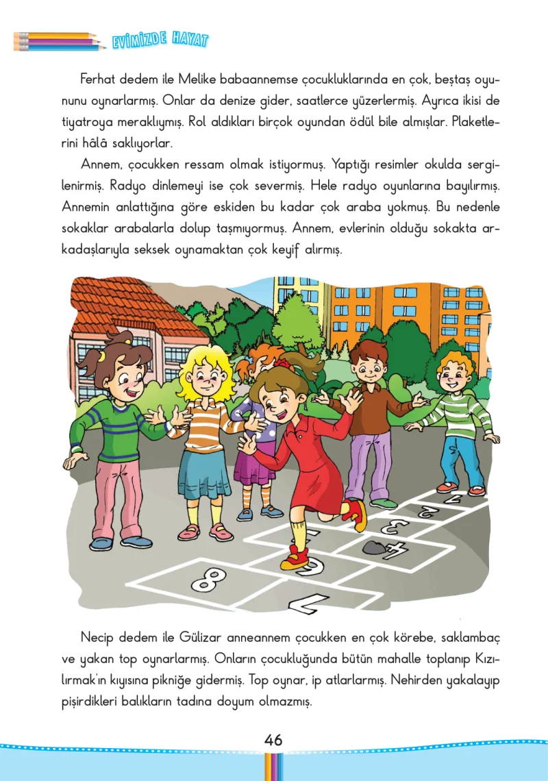3. Sınıf Hayat Bilgisi Ders Kitabı Cevapları Pasifik Yayınları Sayfa 46