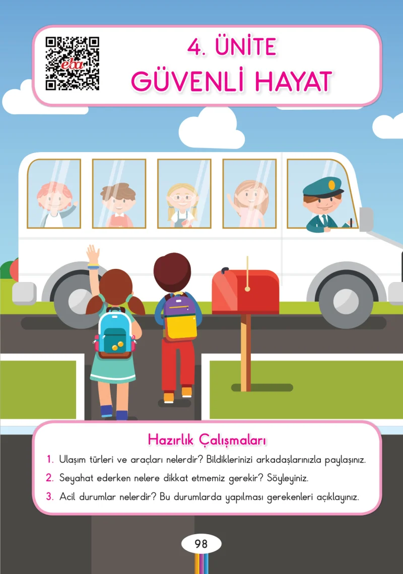 3. Sınıf Hayat Bilgisi Ders Kitabı Cevapları Pasifik Yayınları Sayfa 98