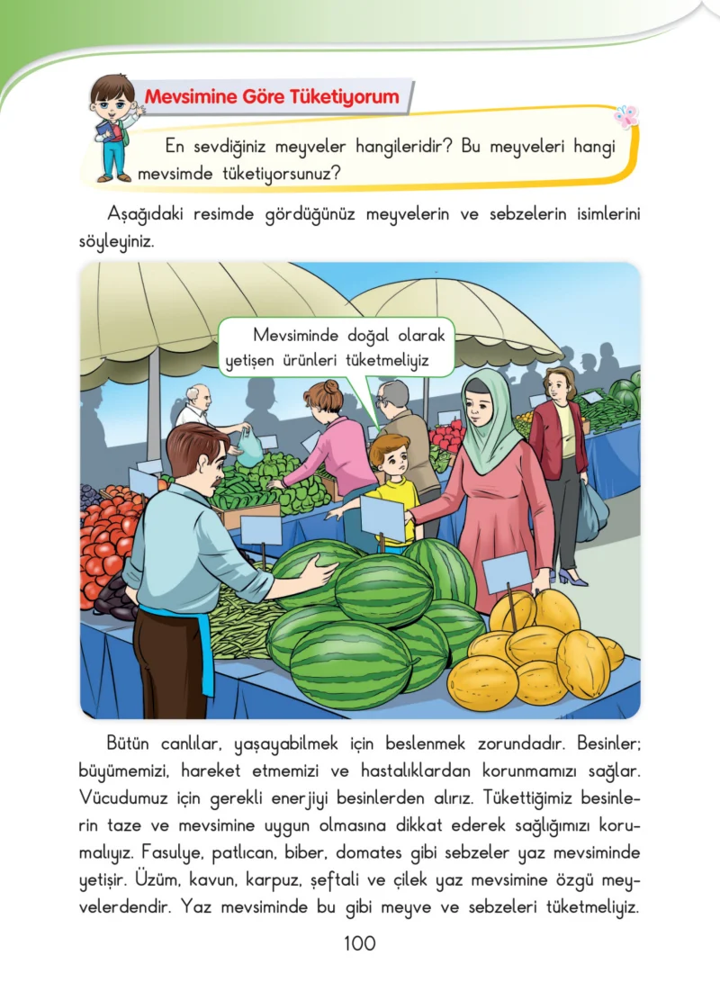 3. Sınıf Hayat Bilgisi Ders Kitabı Cevapları SDR İpekyolu Yayınları Sayfa 100