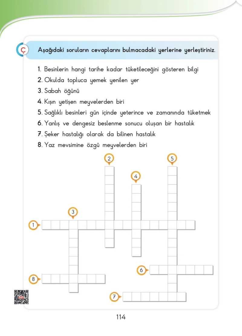 3. Sınıf Hayat Bilgisi Ders Kitabı Cevapları SDR İpekyolu Yayınları Sayfa 114