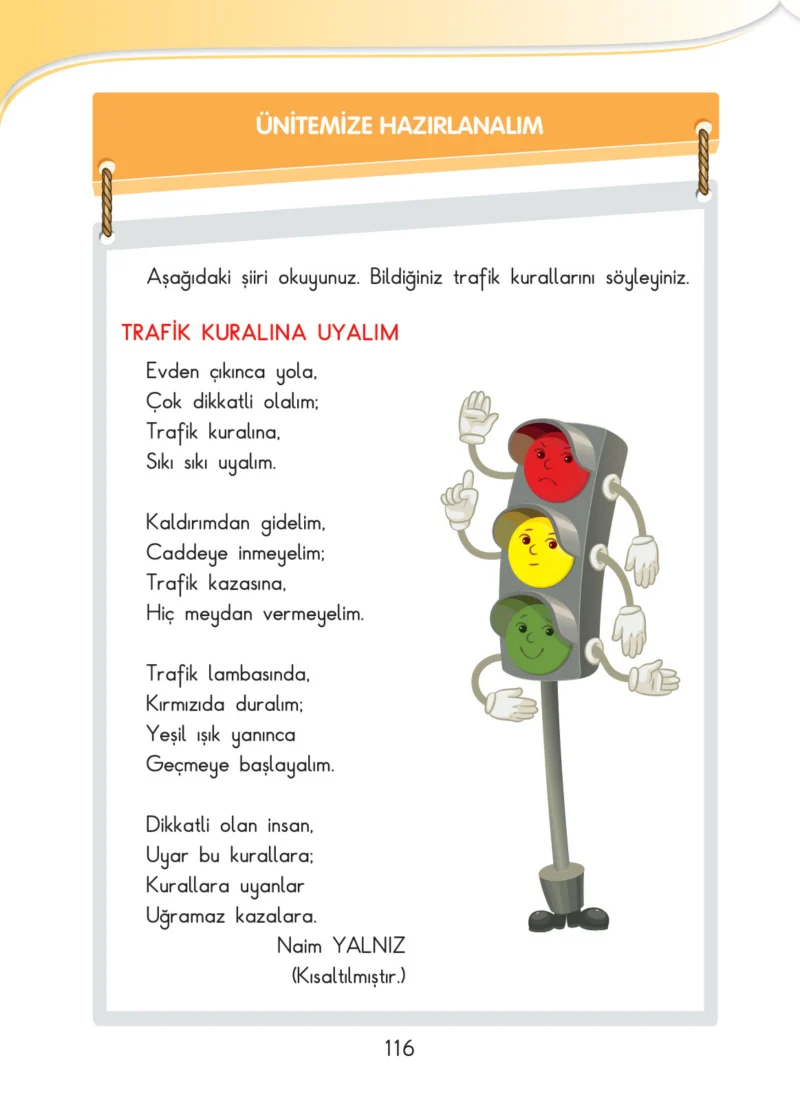 3. Sınıf Hayat Bilgisi Ders Kitabı Cevapları SDR İpekyolu Yayınları Sayfa 116