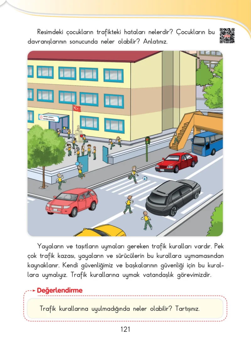 3. Sınıf Hayat Bilgisi Ders Kitabı Cevapları SDR İpekyolu Yayınları Sayfa 121