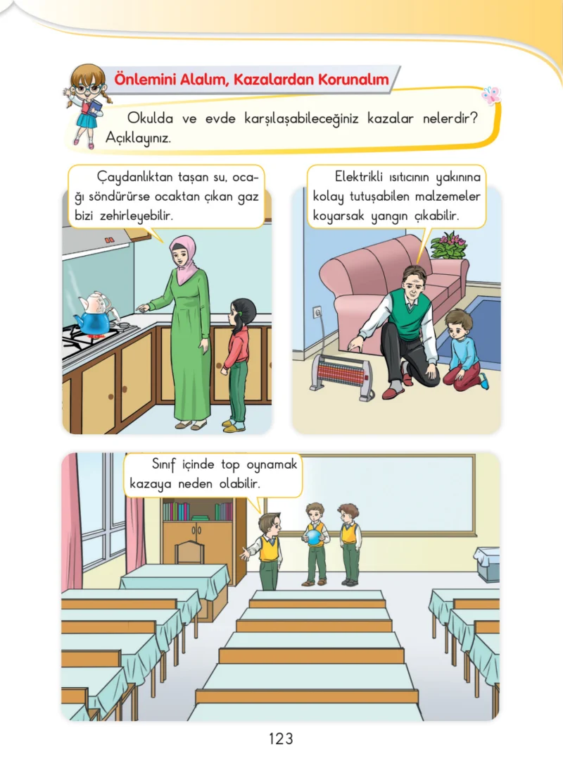3. Sınıf Hayat Bilgisi Ders Kitabı Cevapları SDR İpekyolu Yayınları Sayfa 123