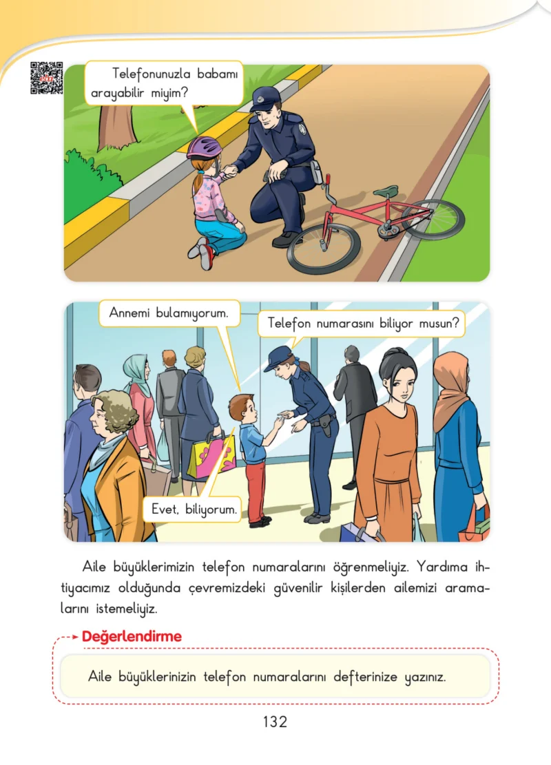 3. Sınıf Hayat Bilgisi Ders Kitabı Cevapları SDR İpekyolu Yayınları Sayfa 132