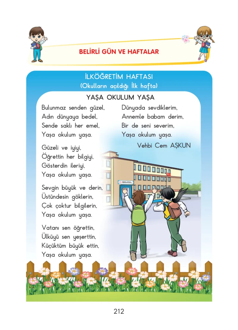 3. Sınıf Hayat Bilgisi Ders Kitabı Cevapları SDR İpekyolu Yayınları Sayfa 212