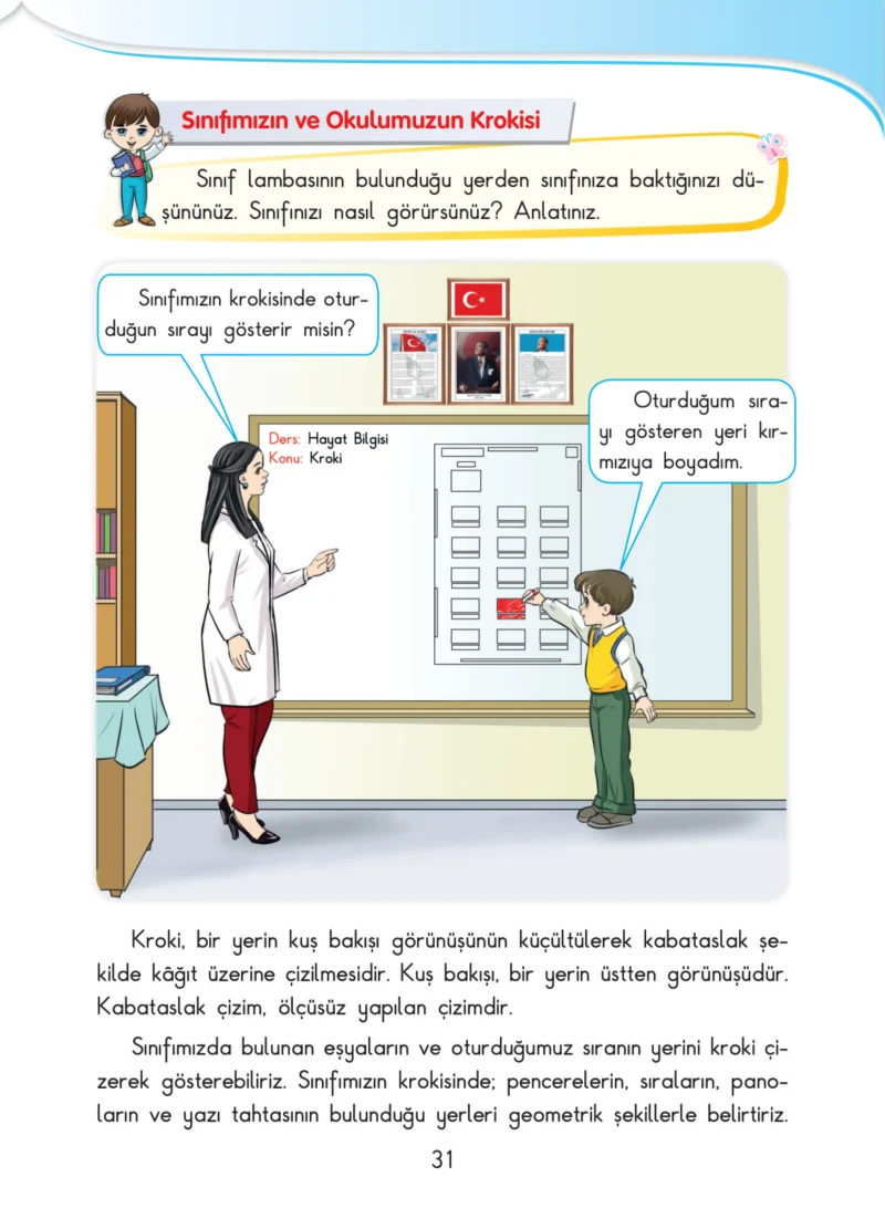 3. Sınıf Hayat Bilgisi Ders Kitabı Cevapları SDR İpekyolu Yayınları Sayfa 31