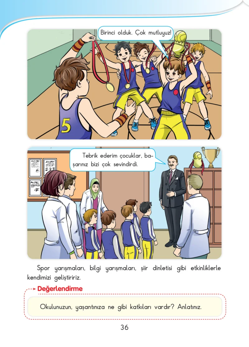 3. Sınıf Hayat Bilgisi Ders Kitabı Cevapları SDR İpekyolu Yayınları Sayfa 36