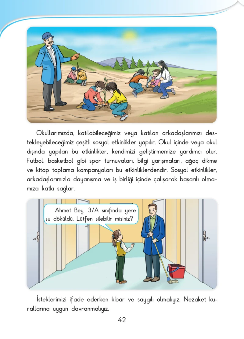 3. Sınıf Hayat Bilgisi Ders Kitabı Cevapları SDR İpekyolu Yayınları Sayfa 42