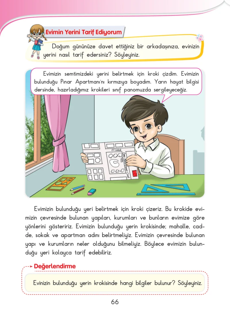 3. Sınıf Hayat Bilgisi Ders Kitabı Cevapları SDR İpekyolu Yayınları Sayfa 66