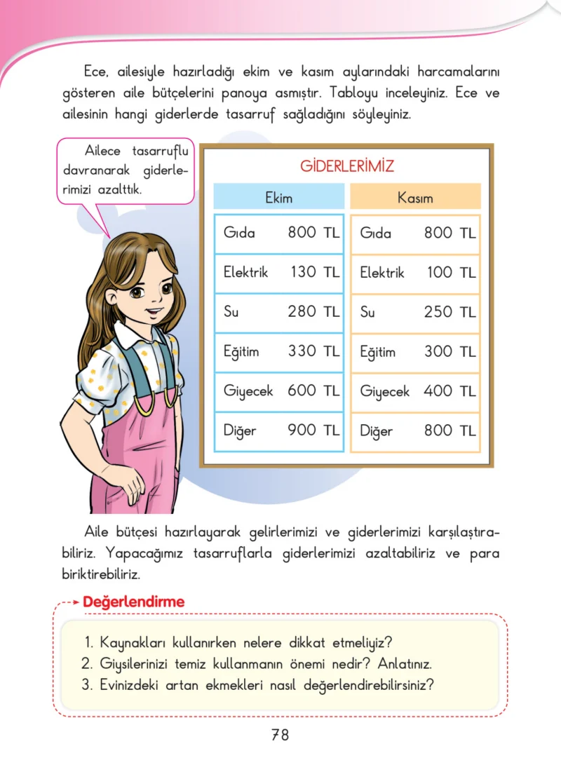 3. Sınıf Hayat Bilgisi Ders Kitabı Cevapları SDR İpekyolu Yayınları Sayfa 78