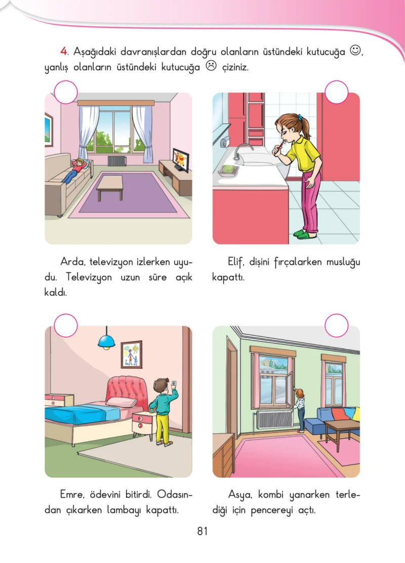 3. Sınıf Hayat Bilgisi Ders Kitabı Cevapları SDR İpekyolu Yayınları Sayfa 81