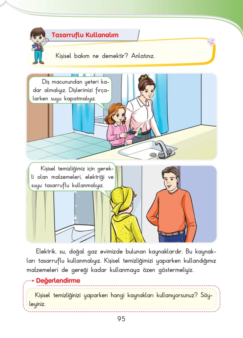 3. Sınıf Hayat Bilgisi Ders Kitabı Cevapları SDR İpekyolu Yayınları Sayfa 95