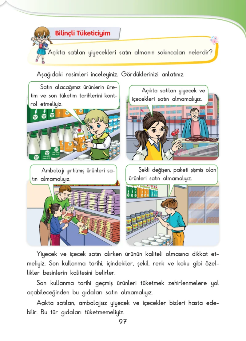 3. Sınıf Hayat Bilgisi Ders Kitabı Cevapları SDR İpekyolu Yayınları Sayfa 97