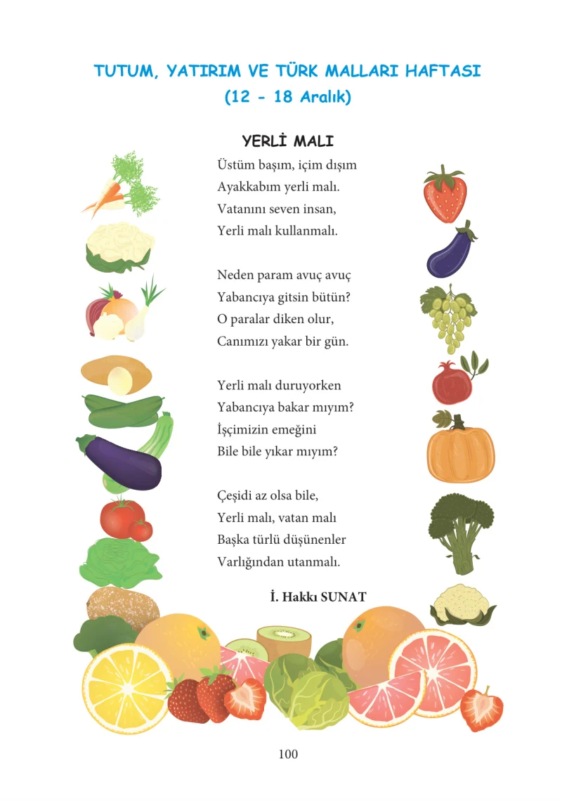 3. Sınıf Hayat Bilgisi Ders Kitabı Cevapları Tuna Yayınları Sayfa 100