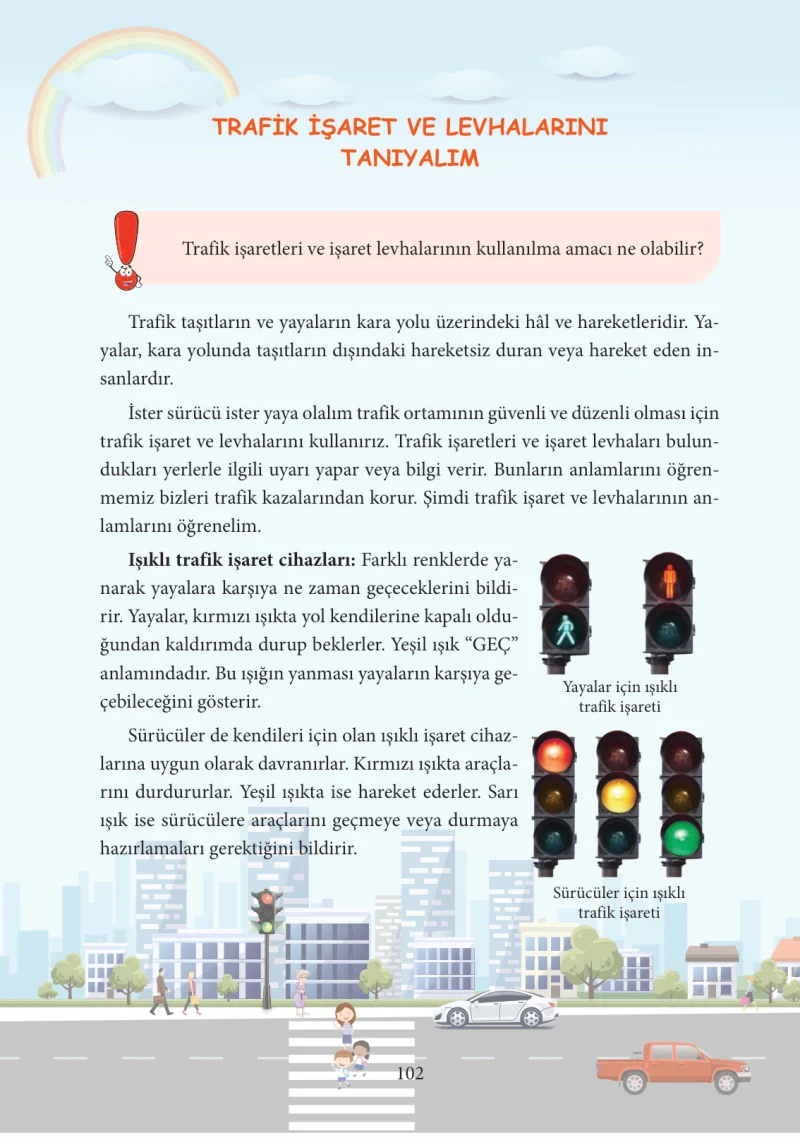 3. Sınıf Hayat Bilgisi Ders Kitabı Cevapları Tuna Yayınları Sayfa 102