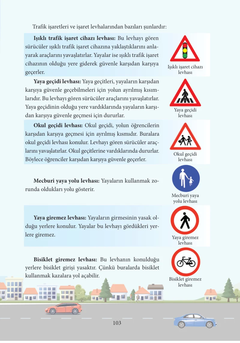 3. Sınıf Hayat Bilgisi Ders Kitabı Cevapları Tuna Yayınları Sayfa 103