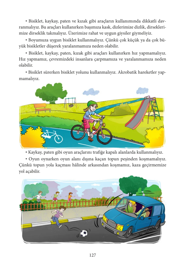3. Sınıf Hayat Bilgisi Ders Kitabı Cevapları Tuna Yayınları Sayfa 127