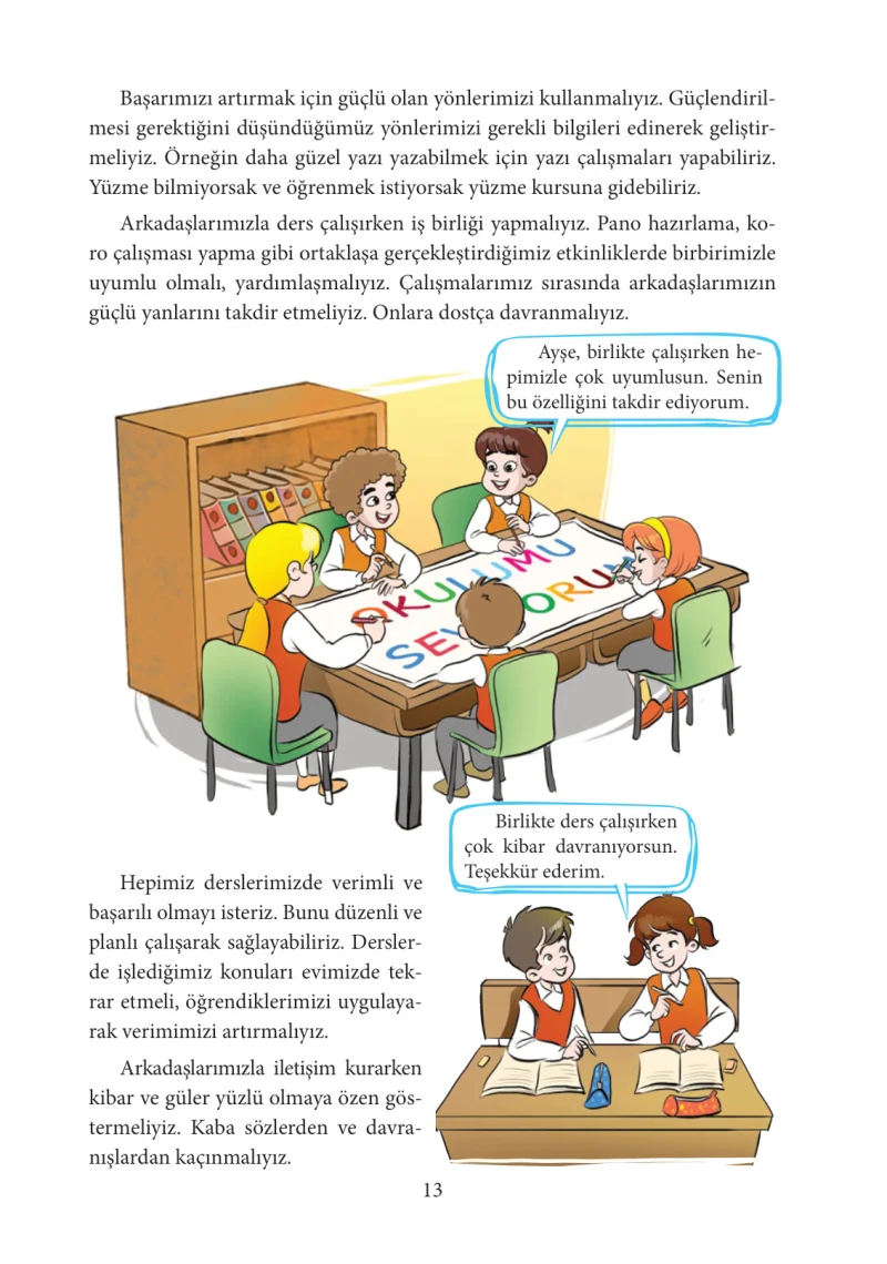 3. Sınıf Hayat Bilgisi Ders Kitabı Cevapları Tuna Yayınları Sayfa 13