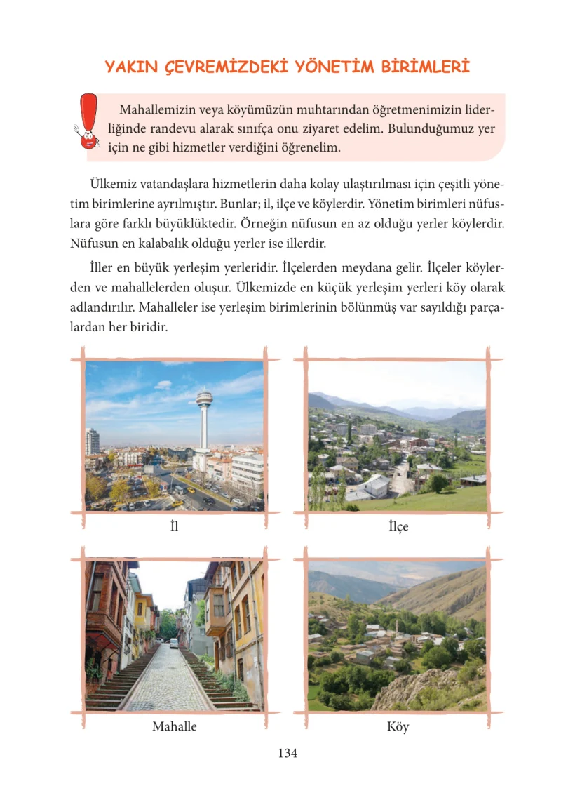 3. Sınıf Hayat Bilgisi Ders Kitabı Cevapları Tuna Yayınları Sayfa 134