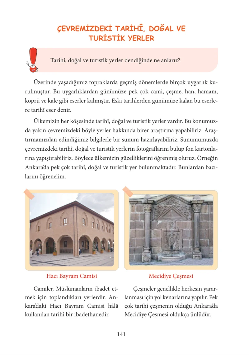 3. Sınıf Hayat Bilgisi Ders Kitabı Cevapları Tuna Yayınları Sayfa 141