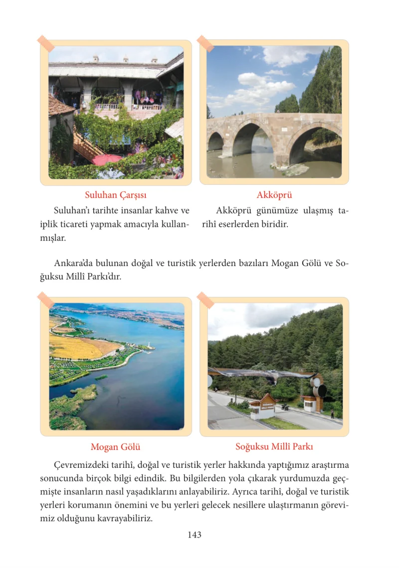 3. Sınıf Hayat Bilgisi Ders Kitabı Cevapları Tuna Yayınları Sayfa 143