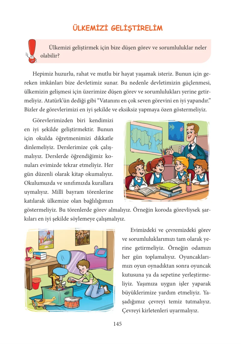 3. Sınıf Hayat Bilgisi Ders Kitabı Cevapları Tuna Yayınları Sayfa 145