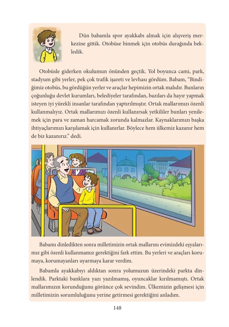 3. Sınıf Hayat Bilgisi Ders Kitabı Cevapları Tuna Yayınları Sayfa 148