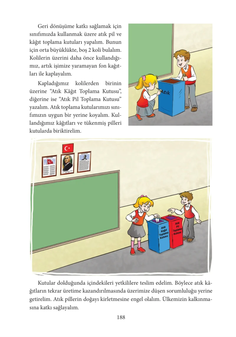3. Sınıf Hayat Bilgisi Ders Kitabı Cevapları Tuna Yayınları Sayfa 188