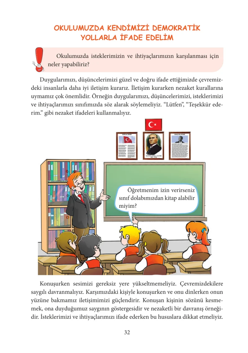 3. Sınıf Hayat Bilgisi Ders Kitabı Cevapları Tuna Yayınları Sayfa 32