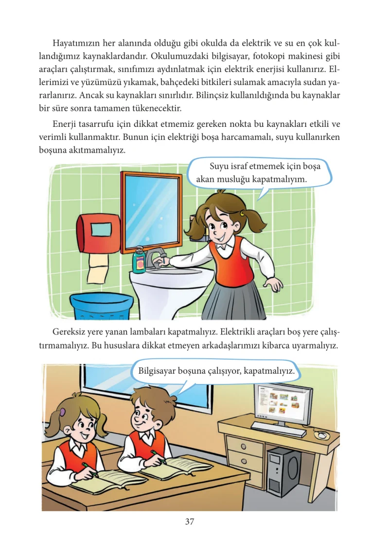 3. Sınıf Hayat Bilgisi Ders Kitabı Cevapları Tuna Yayınları Sayfa 37