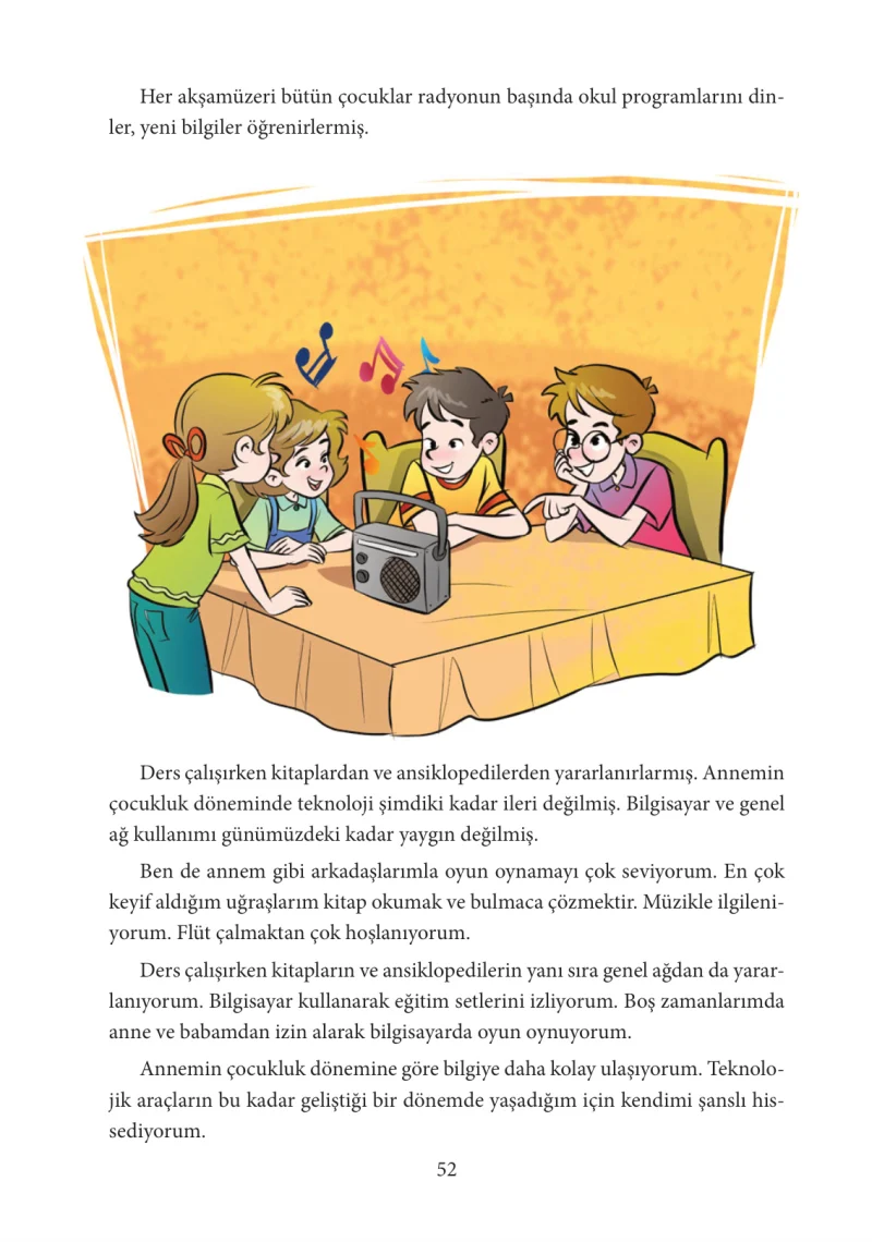 3. Sınıf Hayat Bilgisi Ders Kitabı Cevapları Tuna Yayınları Sayfa 52